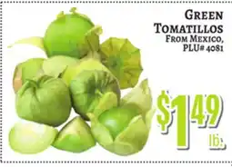 Trade Fair Supermarket GREEN TOMATILLOS offer