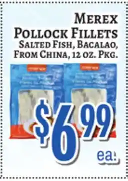 Trade Fair Supermarket MEREX POLLOCK FILLETS offer
