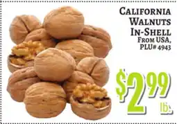 Trade Fair Supermarket CALIFORNIA Walnuts In-Shell offer