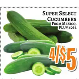 Trade Fair Supermarket Super Select Cucumbers offer