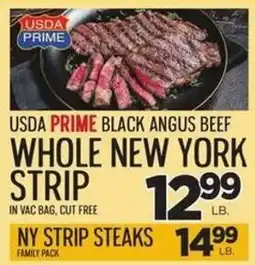 Zuppardo's Whole new york strip offer