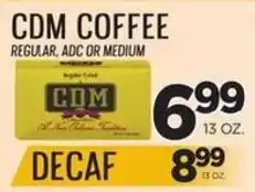 Zuppardo's CDM coffee offer