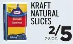 Zuppardo's Kraft natural slices offer