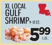 Zuppardo's XL local gulf shrimp offer