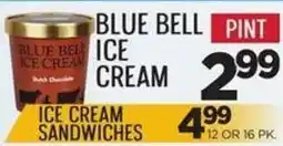 Zuppardo's Blue bell ice cream offer
