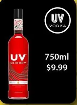 Price Cutter UV vodka offer