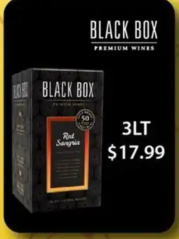 Price Cutter Black box premium wines offer