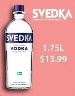 Price Cutter Svedka offer