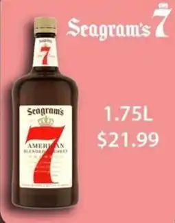 Price Cutter Seagram's 7 offer