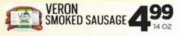 Zuppardo's Veron smoked sausage offer