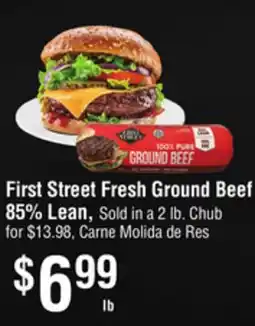 Smart & Final First Street Fresh Ground Beef 85% Lean offer