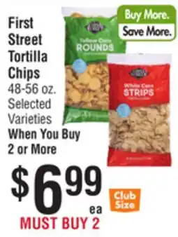 Smart & Final First Street Tortilla Chips offer