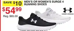 Dunham's Sports UNDER ARMOUR MEN'S OR WOMEN'S SURGE 4 RUNNING SHOES offer