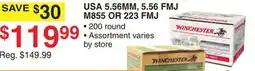 Dunham's Sports USA 5.56MM, 5.56 FMJ M855 OR 223 FMJ offer