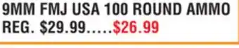 Dunham's Sports 9MM FMJ USA 100 ROUND AMMO offer