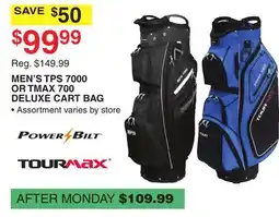 Dunham's Sports MEN'S TPS 7000 OR TMAX 700 DELUXE CART BAG offer