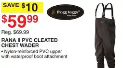 Dunham's Sports RANA II PVC CLEATED CHEST WADER offer