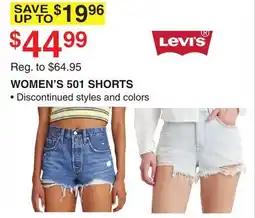 Dunham's Sports WOMEN'S 501 SHORTS offer