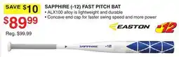 Dunham's Sports EASTON SAPPHIRE (-12) FAST PITCH BAT offer