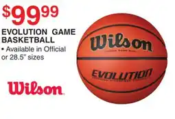 Dunham's Sports EVOLUTION GAME BASKETBALL offer