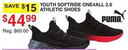 Dunham's Sports YOUTH SOFTRIDE ONE4ALL 2.0 ATHLETIC SHOES offer