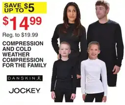 Dunham's Sports COMPRESSION AND COLD WEATHER COMPRESSION FOR THE FAMILY offer