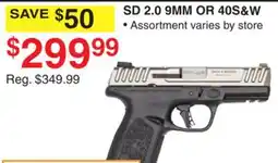 Dunham's Sports SD 2.0 9MM OR 40S & W offer