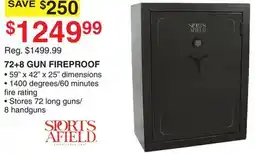 Dunham's Sports 72+8 GUN FIREPROOF offer