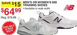 Dunham's Sports MEN'S OR WOMEN'S 608 TRAINING SHOES offer