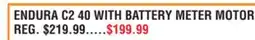 Dunham's Sports ENDURA C2 40 WITH BATTERY METER MOTOR offer