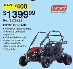 Dunham's Sports GK200 GO-KART offer