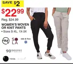 Dunham's Sports WOMEN'S WOVEN OR KNIT PANTS offer