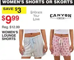 Dunham's Sports WOMEN'S LOUNGE SHORTS offer