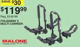 Dunham's Sports FOLDAWAY 5 MULTI CARRIER offer