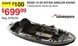 Dunham's Sports SUNDOLPHIN BOSS 12 SS SIT-ON ANGLER KAYAK offer