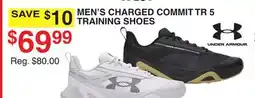Dunham's Sports MEN'S CHARGED COMMIT TR 5 TRAINING SHOES offer