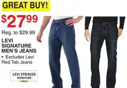 Dunham's Sports LEVI SIGNATURE MEN'S JEANS offer