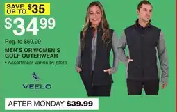 Dunham's Sports VEELO MEN'S OR WOMEN'S GOLF OUTERWEAR offer