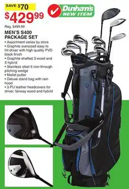 Dunham's Sports MEN'S S400 PACKAGE SET offer