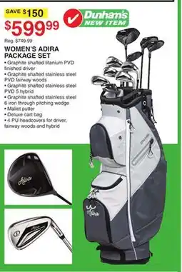 Dunham's Sports WOMEN'S ADIRA PACKAGE SET offer