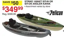 Dunham's Sports STRIKE 100NXT SIT-IN OR SIT-ON ANGLER KAYAK offer