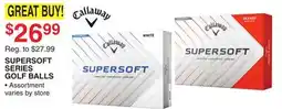 Dunham's Sports SUPERSOFT SERIES GOLF BALLS offer