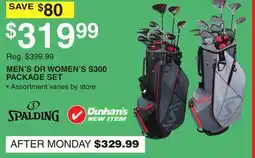 Dunham's Sports MEN'S OR WOMEN'S S300 PACKAGE SET offer