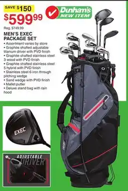 Dunham's Sports MEN'S EXEC PACKAGE SET offer