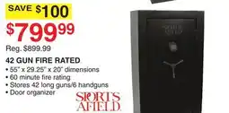Dunham's Sports 42 GUN FIRE RATED offer
