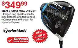 Dunham's Sports MEN'S SIM2 MAX DRIVER offer
