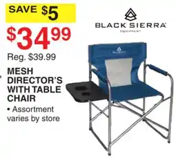 Dunham's Sports MESH DIRECTOR'S WITH TABLE CHAIR offer