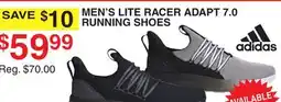 Dunham's Sports ADIDAS MEN'S LITE RACER ADAPT 7.0 RUNNING SHOES offer