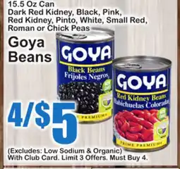 SuperFresh Goya Beans offer