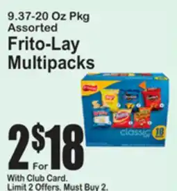 SuperFresh Frito-Lay Multipacks offer
